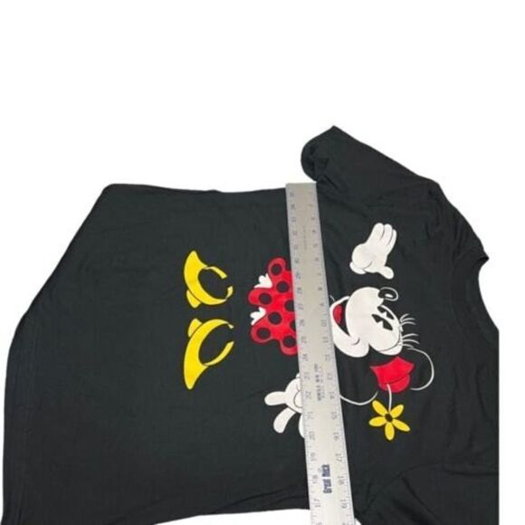 Disney Parks Adult Minnie Mouse T-Shirt Ears Flower World Fun Retro Polka Dot - Picture 4 of 6